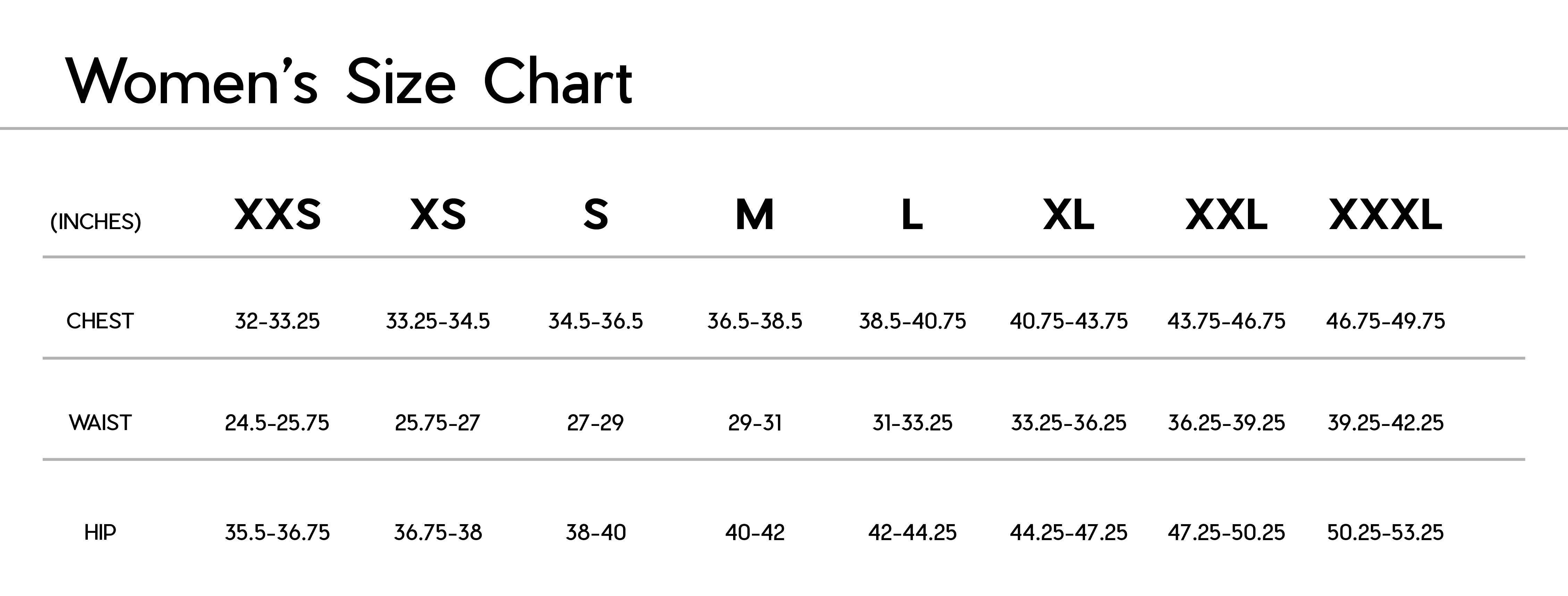 W's Rover Merino Hoodie size guide
