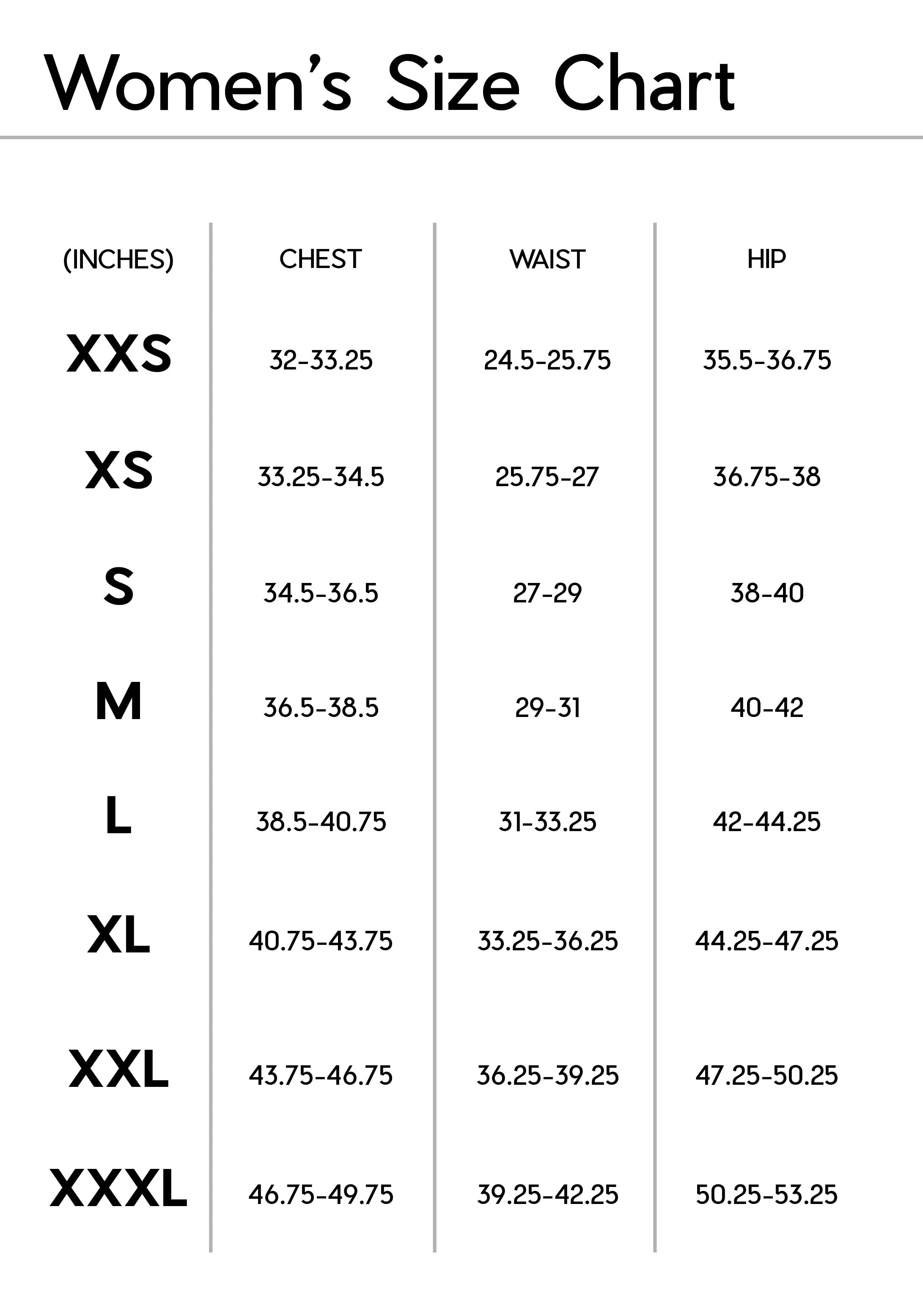 W's Transit Tech Pant size guide