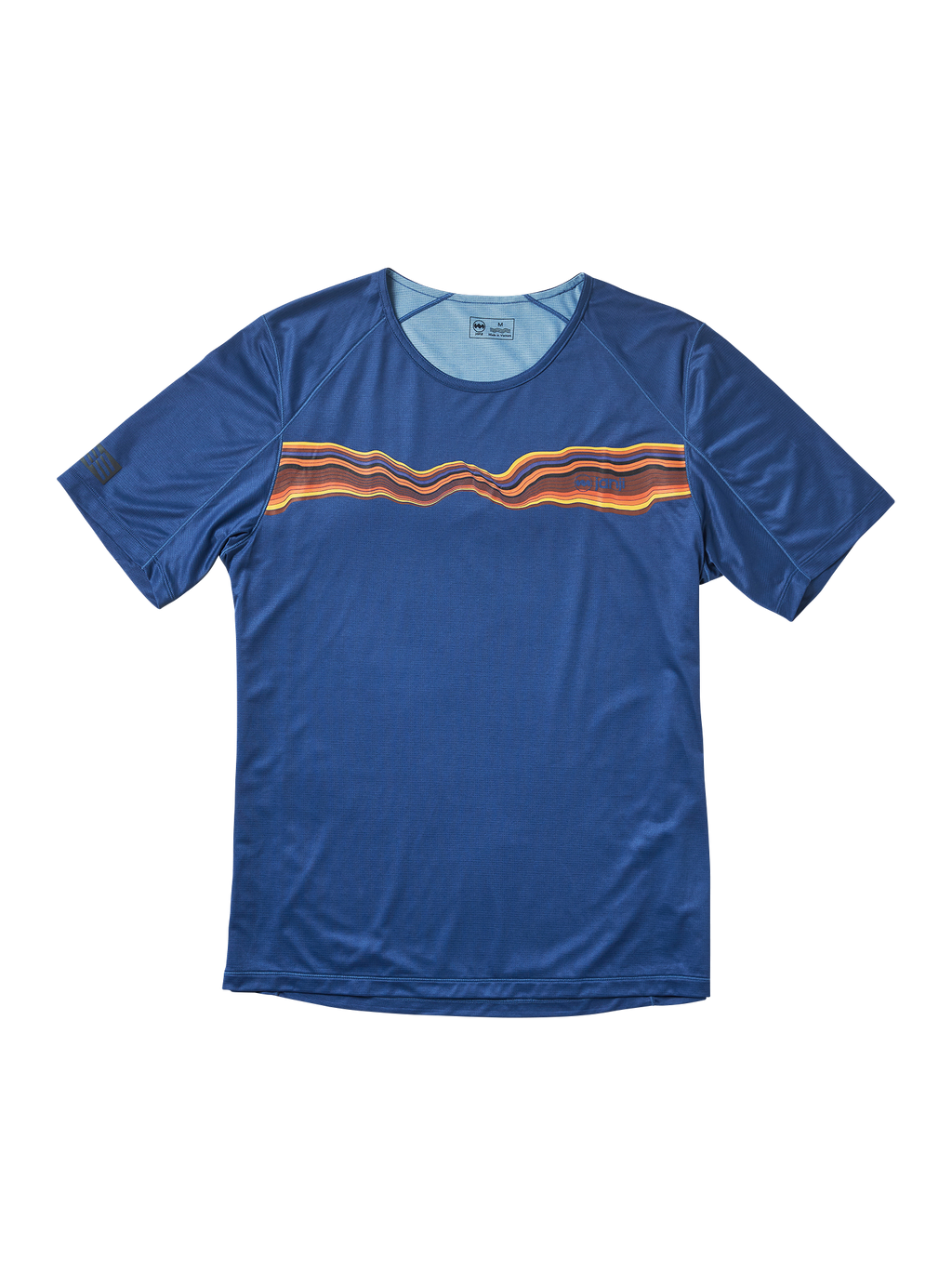 Run All Day Tee in Eclipse Tectonic Shift (Small)
