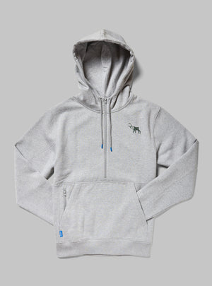 Unisex Runaround Half-Zip Hoodie